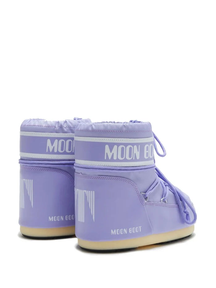 MOON BOOT UNISEX Icon Low Boots Lilac - MAISONDEFASHION.COM