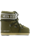 MOON BOOT UNISEX Icon Low Boots Olive Green - MAISONDEFASHION.COM