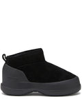 MOON BOOT WOMEN Luna Low Suede Boots Black - MAISONDEFASHION.COM