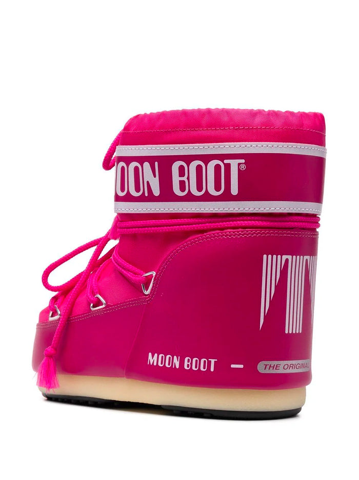 MOON BOOT Women's Icon Low Boots Pink - MAISONDEFASHION.COM