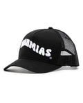 NAHMIAS Bubble Wave Logo Trucker Hat Black - MAISONDEFASHION.COM