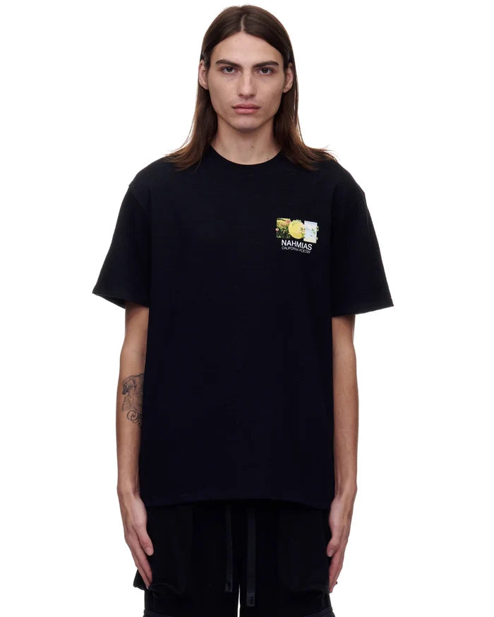 NAHMIAS Landscape Logo T-Shirt Black - MAISONDEFASHION.COM