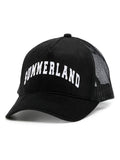 NAHMIAS MEN Summerland Corduroy Trucker Hat Black - MAISONDEFASHION.COM