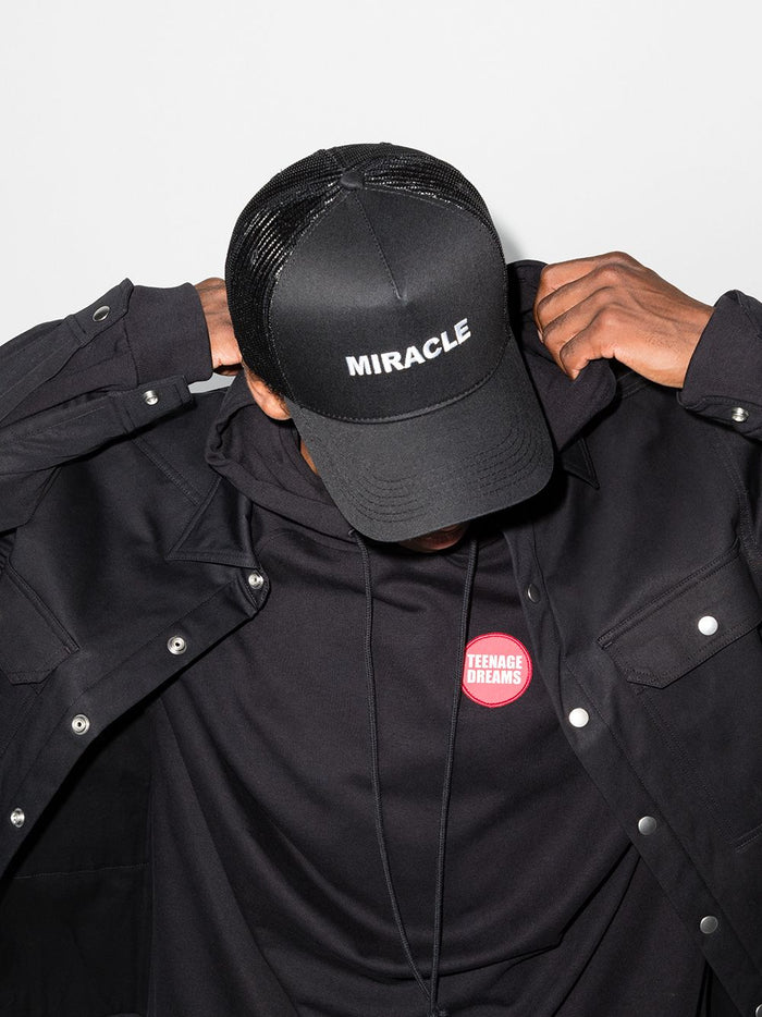 NAHMIAS Miracle Trucker Hat Black - MAISONDEFASHION.COM