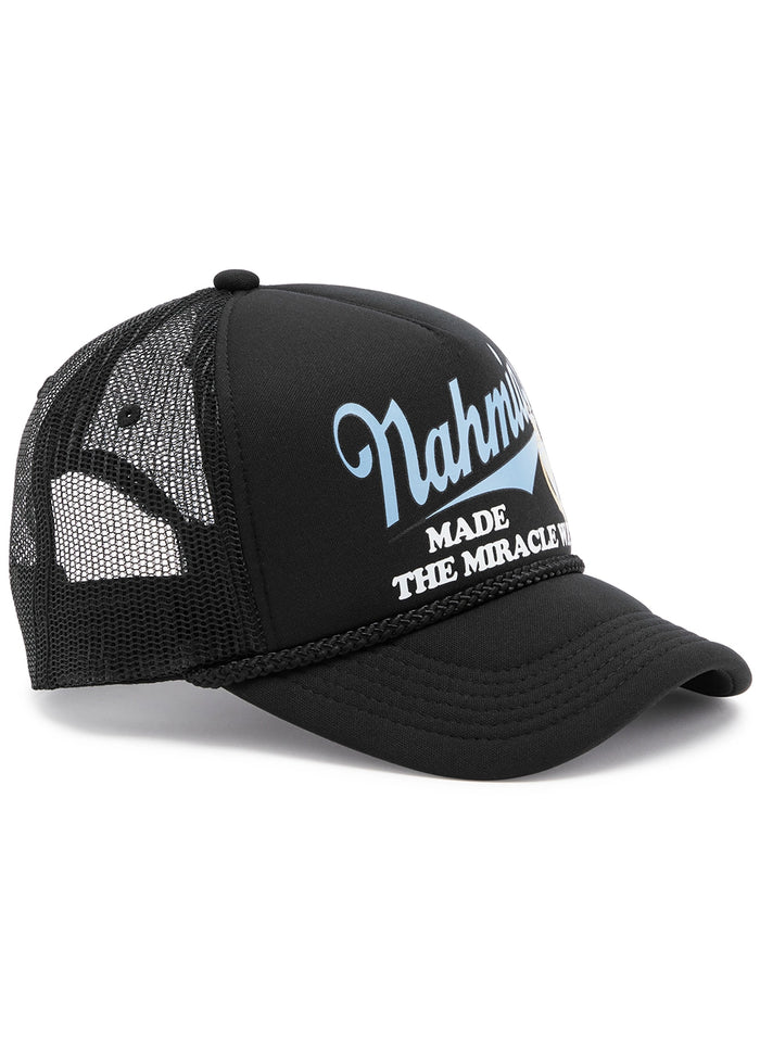 NAHMIAS Miracle Way Foam Trucker Hat Dusty Blue/Black - MAISONDEFASHION.COM