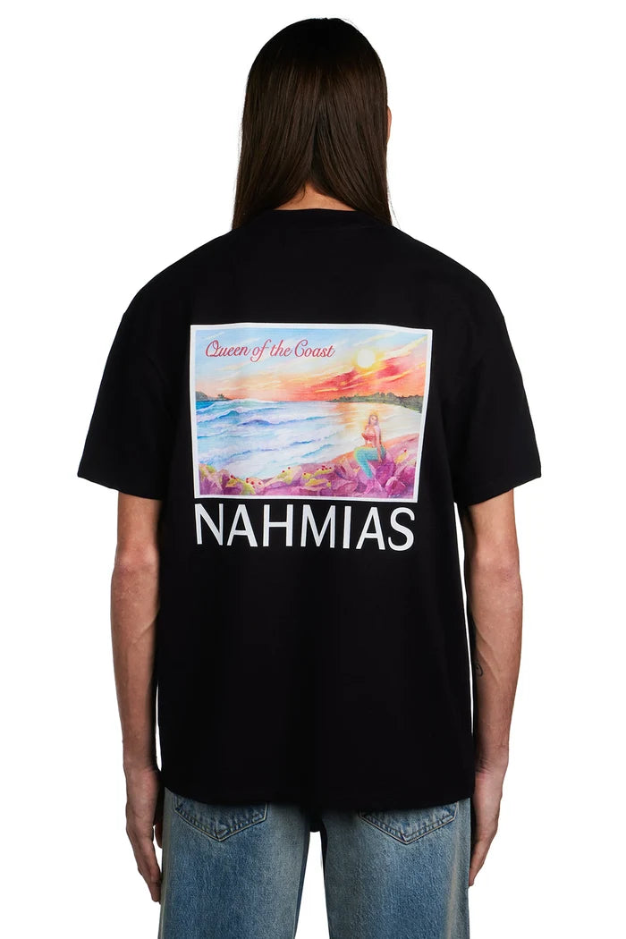 NAHMIAS Rincon Graphic Print T-Shirt Black - MAISONDEFASHION.COM