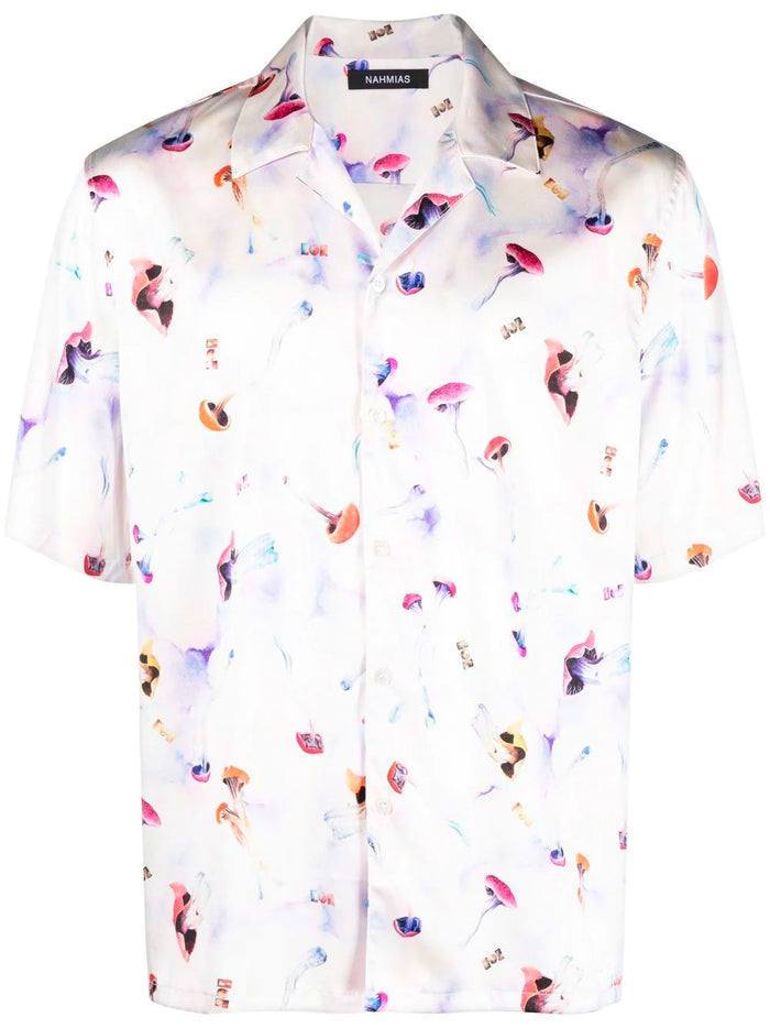NAHMIAS S/S Psychedelic Shirt Mushroom - MAISONDEFASHION.COM