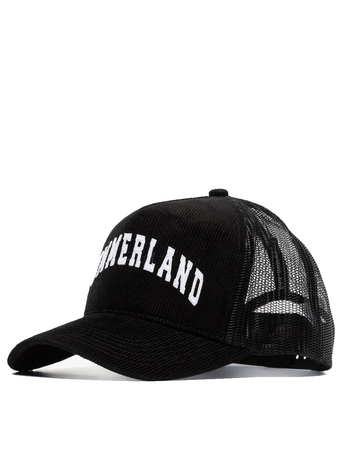 NAHMIAS Summerland Corduroy Trucker Hat Black - MAISONDEFASHION.COM