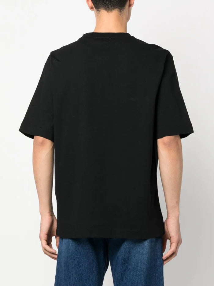 OFF-WHITE MEN OFF Stamp Skate S/S T-Shirt Black/White - MAISONDEFASHION.COM