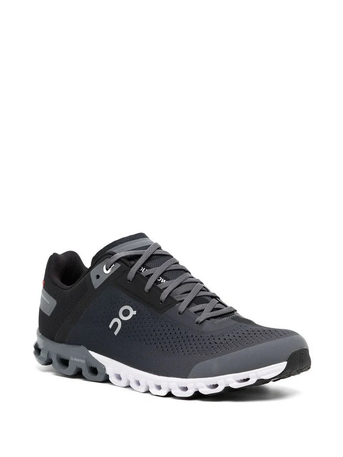 ON RUNNING Cloudflow Sneakers Black/Asphalt - MAISONDEFASHION.COM