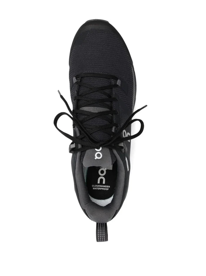 ON RUNNING  Cloudwander Waterproof Black/Eclipse - MAISONDEFASHION.COM