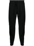 ON RUNNING Logo Print Drawstring Elasticated-Waistband Track Sweat Black - MAISONDEFASHION.COM