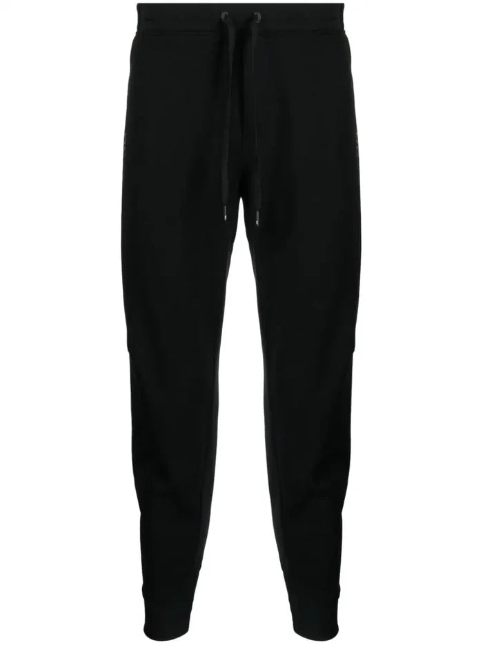 ON RUNNING Logo Print Drawstring Elasticated-Waistband Track Sweat Black - MAISONDEFASHION.COM
