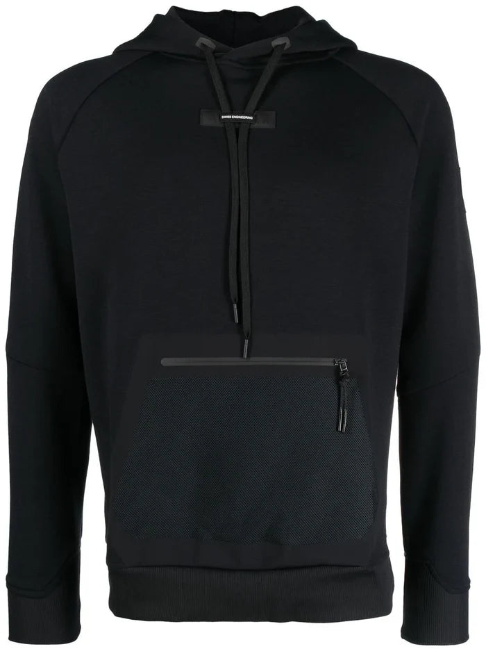 ON RUNNING Hoodie Black - MAISONDEFASHION.COM