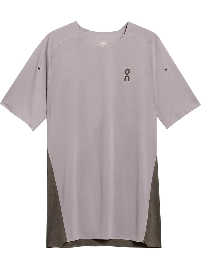 ON RUNNING Performance T-Shirt Zinc/Shadow Grey - MAISONDEFASHION.COM