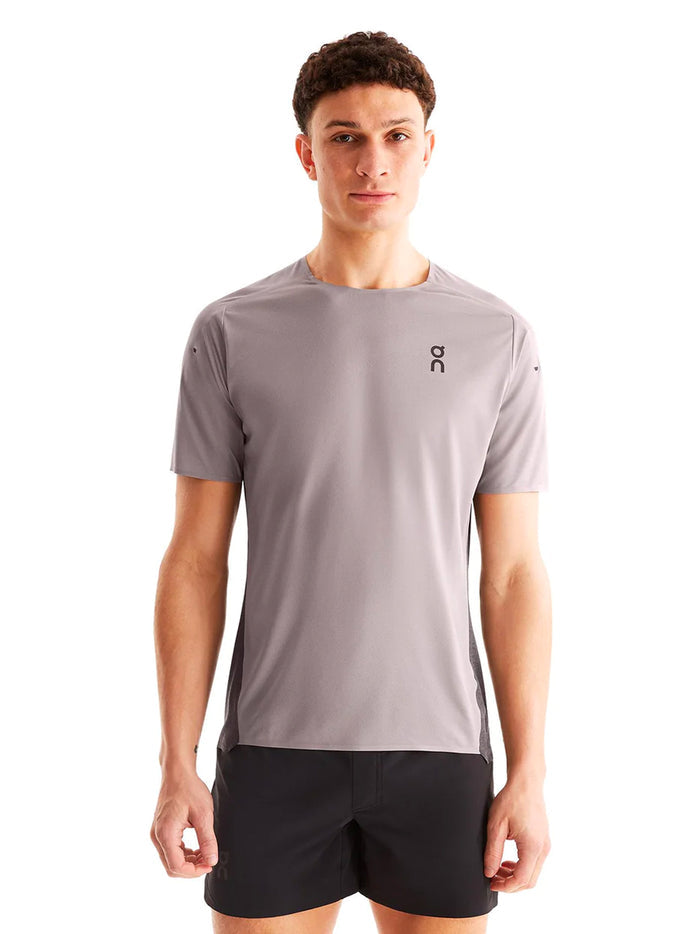ON RUNNING Performance T-Shirt Zinc/Shadow Grey - MAISONDEFASHION.COM