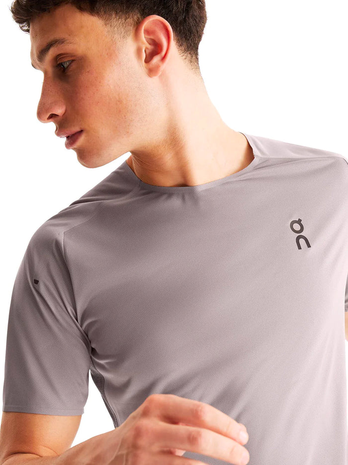 ON RUNNING Performance T-Shirt Zinc/Shadow Grey - MAISONDEFASHION.COM