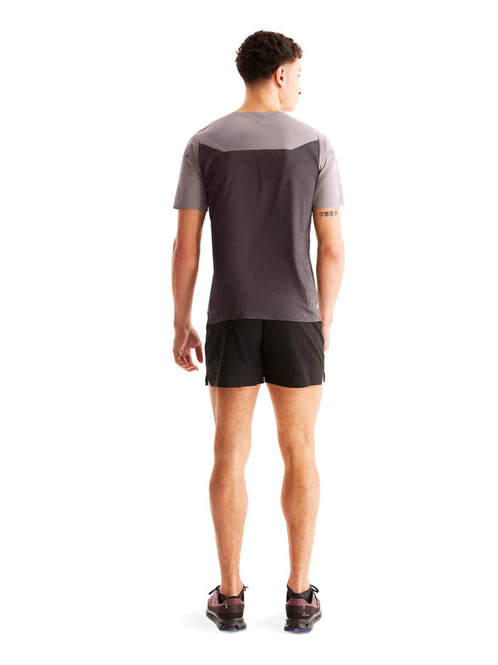 ON RUNNING Performance T-Shirt Zinc/Shadow Grey - MAISONDEFASHION.COM