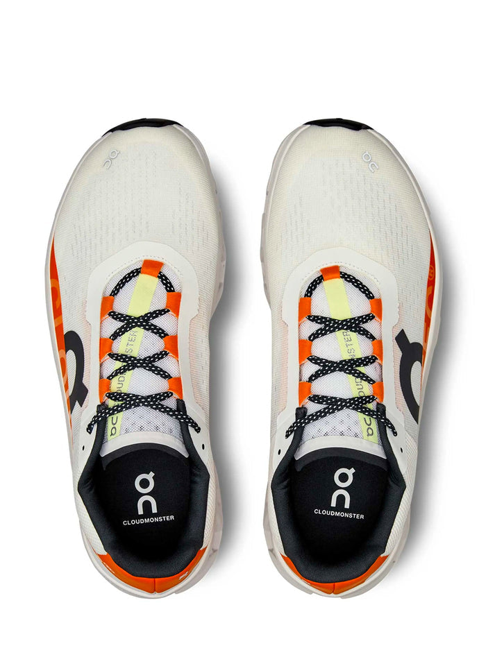 ON RUNNING WOMEN Cloudmonster White Flame - MAISONDEFASHION.COM
