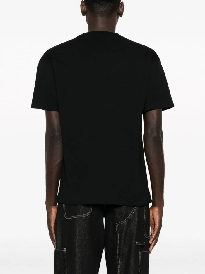 PALM ANGELS MEN I Love PA Graphic T-Shirt Black/Red - MAISONDEFASHION.COM