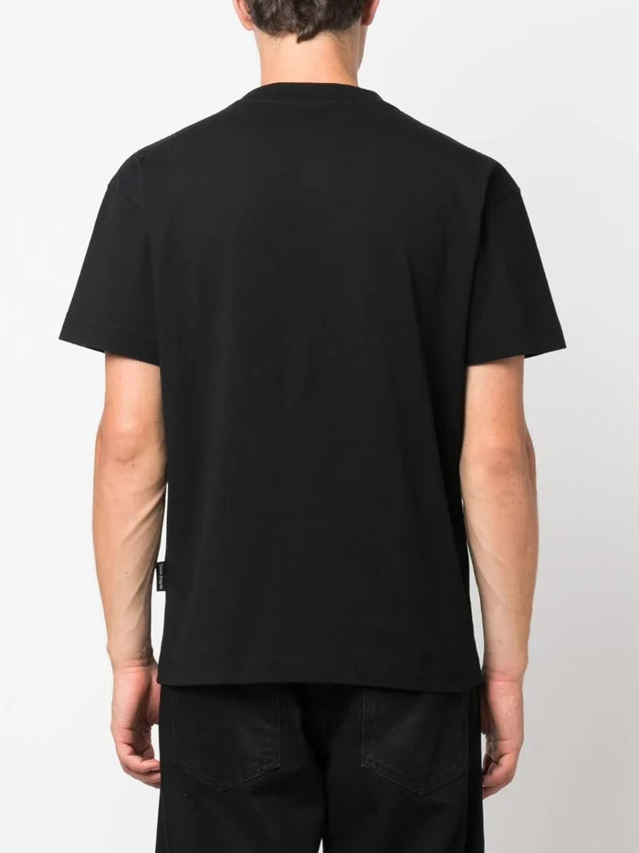 PALM ANGELS MEN Sunsets Palm Angels T-Shirt Black/White - MAISONDEFASHION.COM