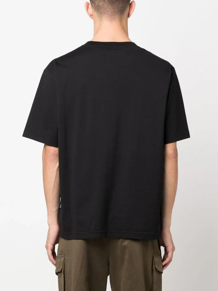 PALM ANGELS MEN Pa Monogram Regular T-Shirt Black/White - MAISONDEFASHION.COM