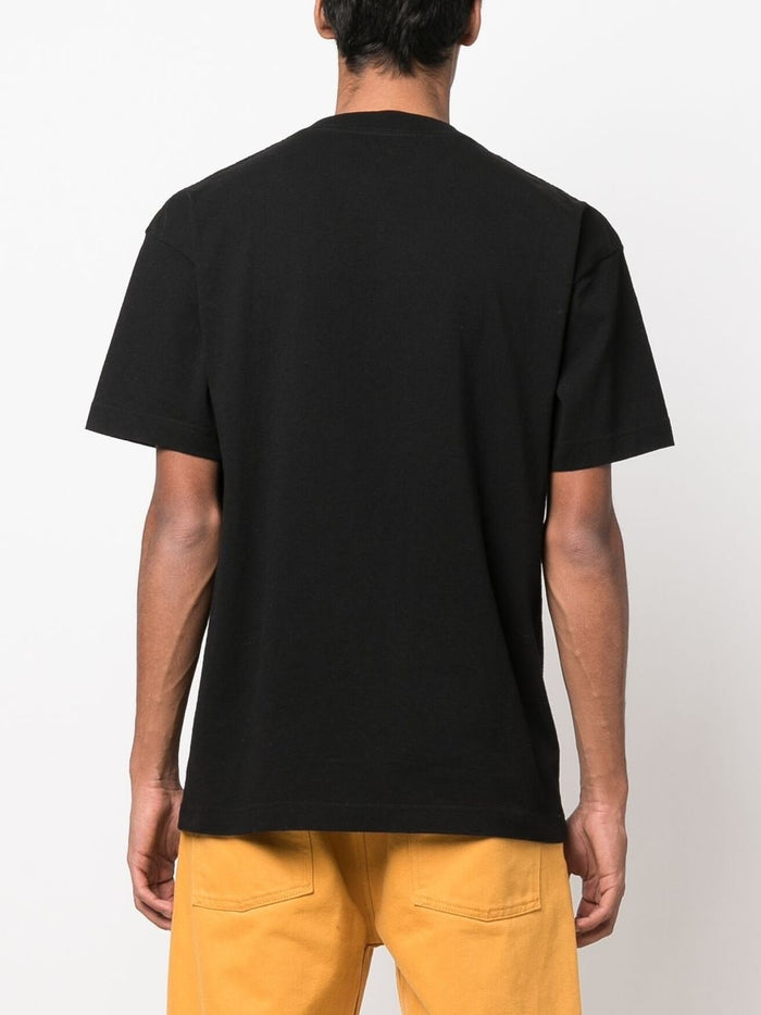 PALM ANGELS Parrot Classic T-Shirt Black - MAISONDEFASHION.COM