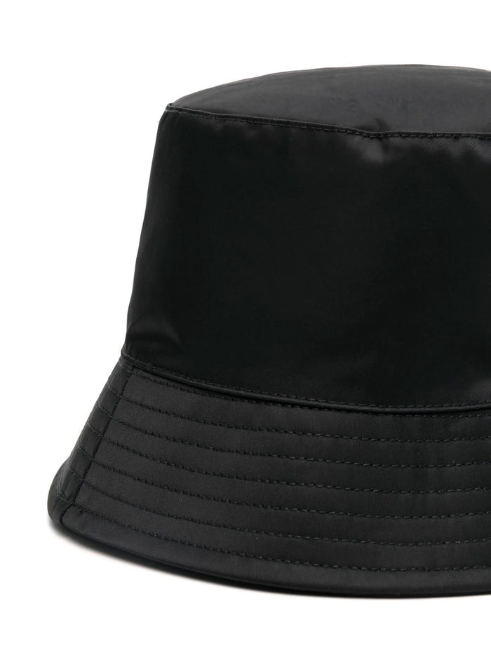 PALM ANGELS WOMEN Classic Logo Bucket Hat Black - MAISONDEFASHION.COM