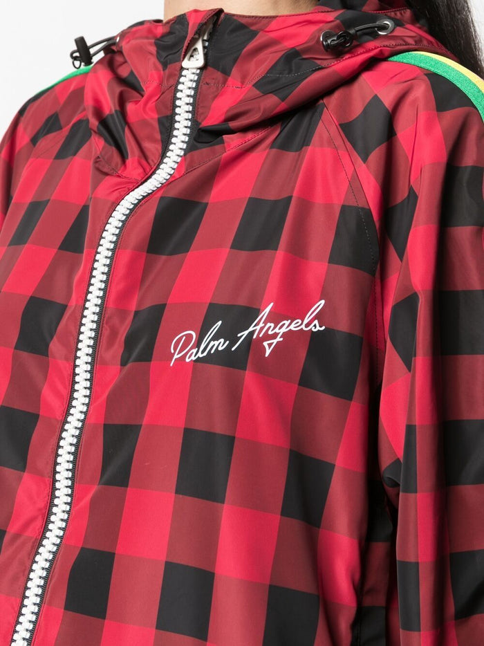 Palm Angels Women embroidered-logo windbreaker - MAISONDEFASHION.COM