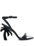 PALM ANGELS WOMEN Palm Beach Classic Sandal Black - MAISONDEFASHION.COM