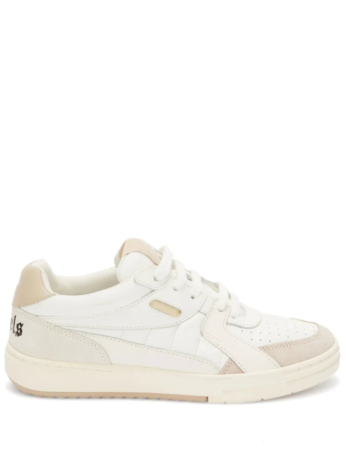PALM ANGELS WOMEN University Sneakers Origin White/Cream - MAISONDEFASHION.COM