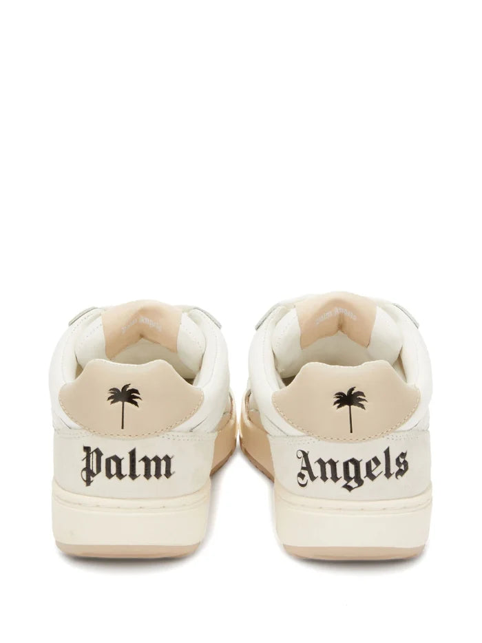 PALM ANGELS WOMEN University Sneakers Origin White/Cream - MAISONDEFASHION.COM