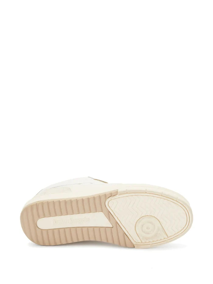 PALM ANGELS WOMEN University Sneakers Origin White/Cream - MAISONDEFASHION.COM