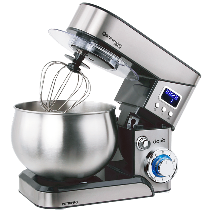 Pétrin digital inox 6L Daiko
