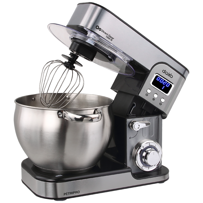 Pétrin digital inox 9L Daiko