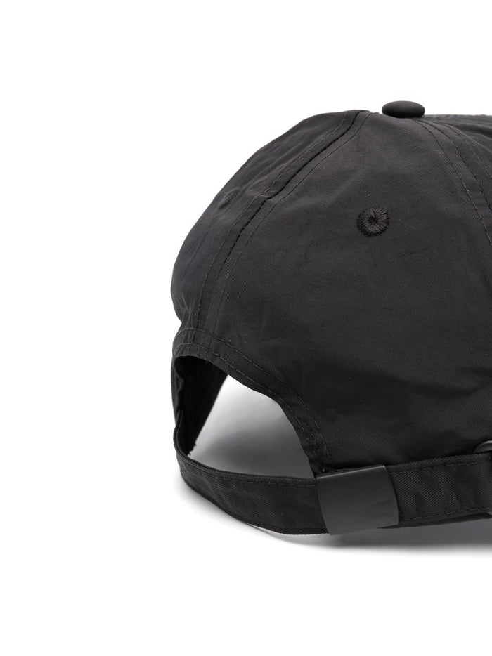VERSACE Piece Number Baseball Cap Black - MAISONDEFASHION.COM