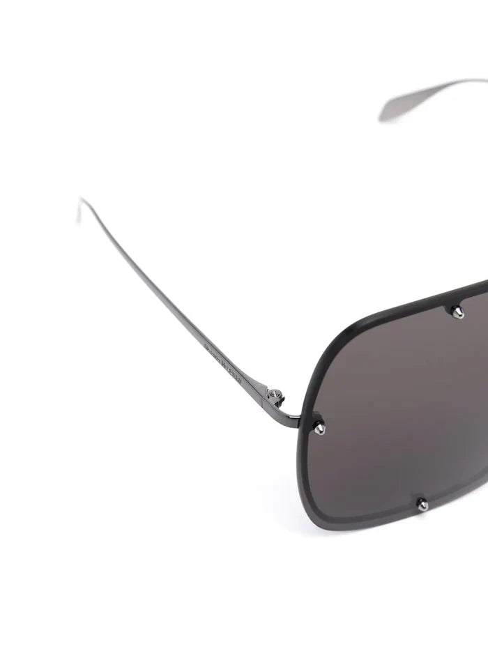 ALEXANDER MCQUEEN Pilot-Frame Sunglasses Black - MAISONDEFASHION.COM