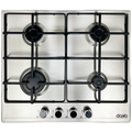 Plaque de cuisson à gaz 60cm 4 brûleurs inox Daiko
