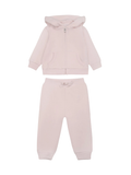RALPH LAUREN BABY Girls Hooded Tracksuit Light Pink