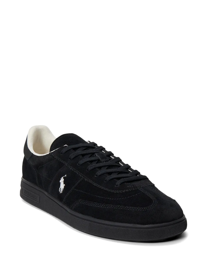 RALPH LAUREN Bedford Suede Sneaker Black/Faded Black