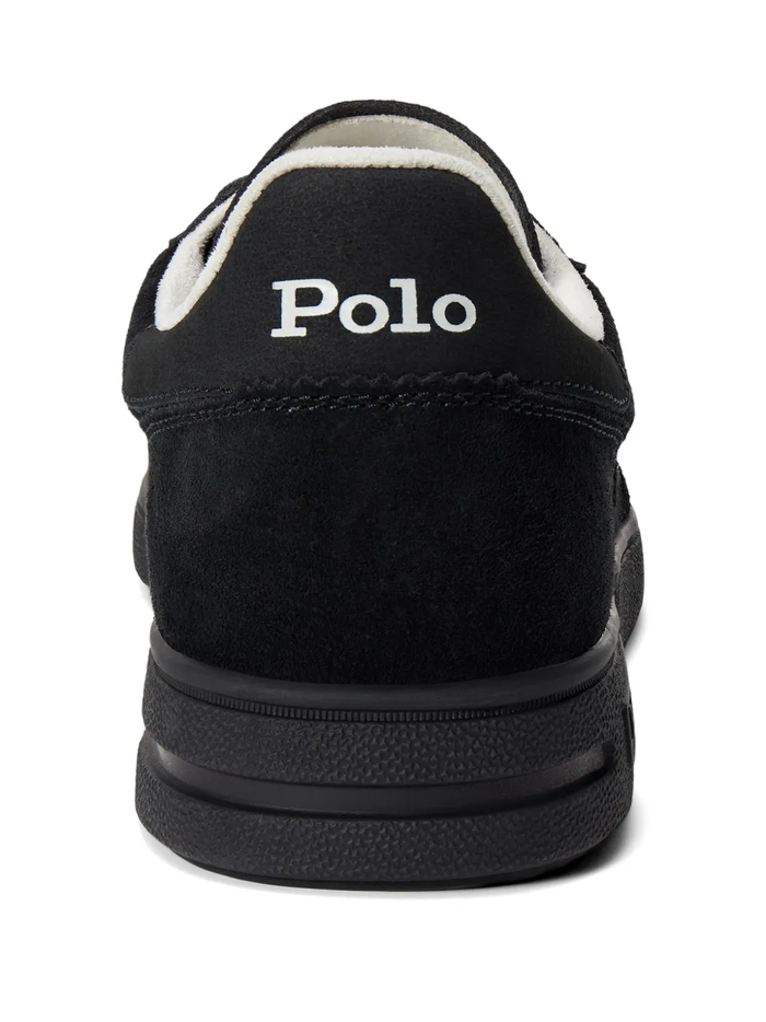 RALPH LAUREN Bedford Suede Sneaker Black/Faded Black