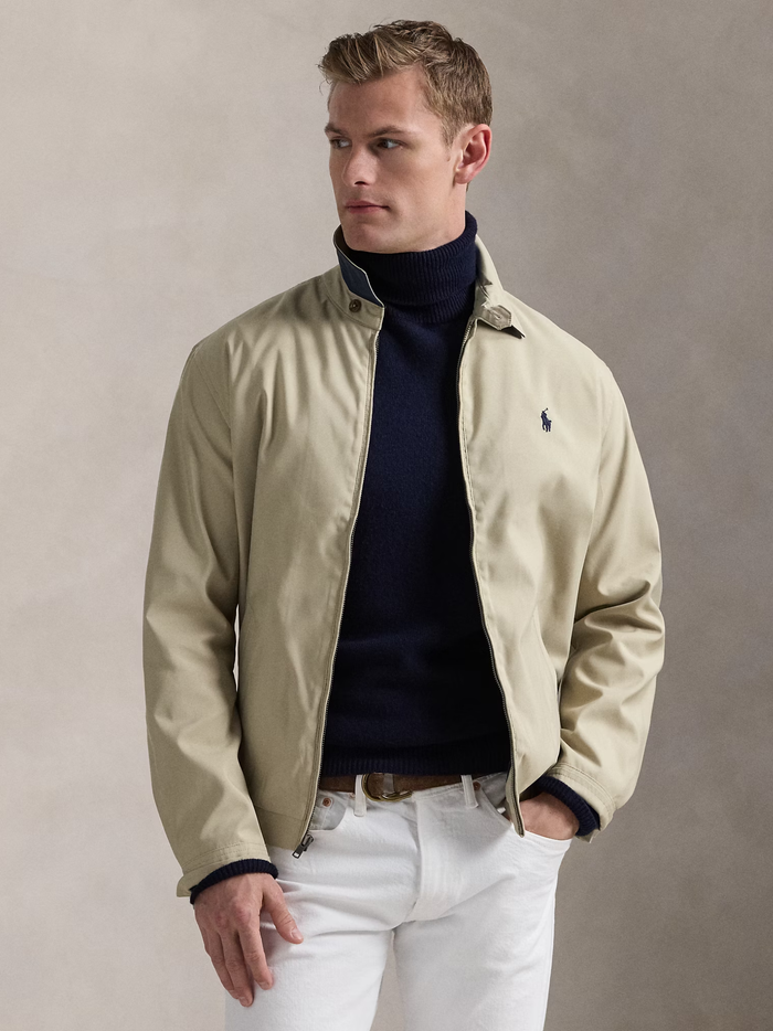 RALPH LAUREN Bi-Swing Jacket Khaki Uniform - MAISONDEFASHION.COM
