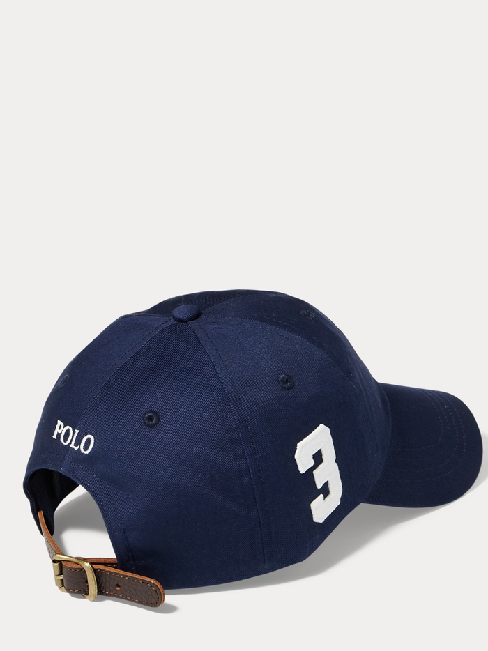 RALPH LAUREN Big Pony Chino Ball Cap Newport Navy - MAISONDEFASHION.COM