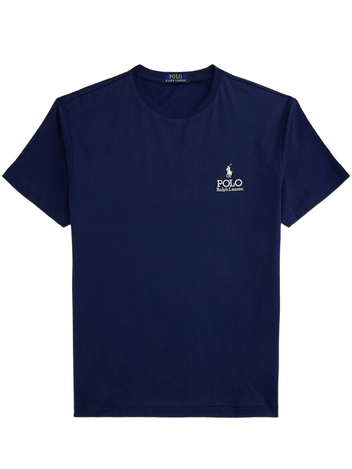 RALPH LAUREN Classic Fit Logo Jersey T-Shirt Newport Navy