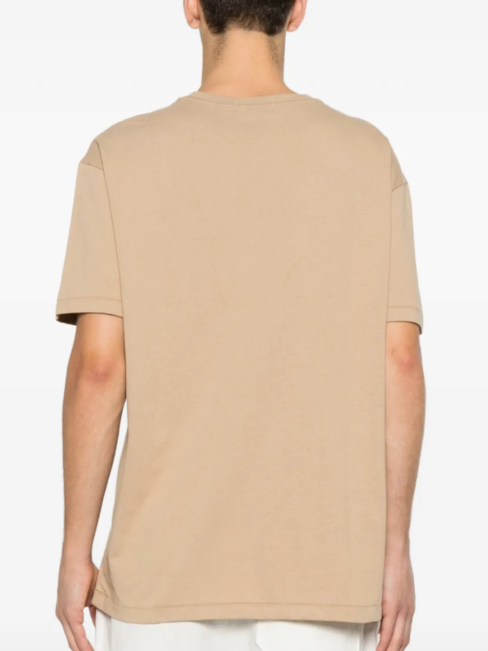 RALPH LAUREN Classic Fit Logo Jersey T-Shirt Vintage Khaki