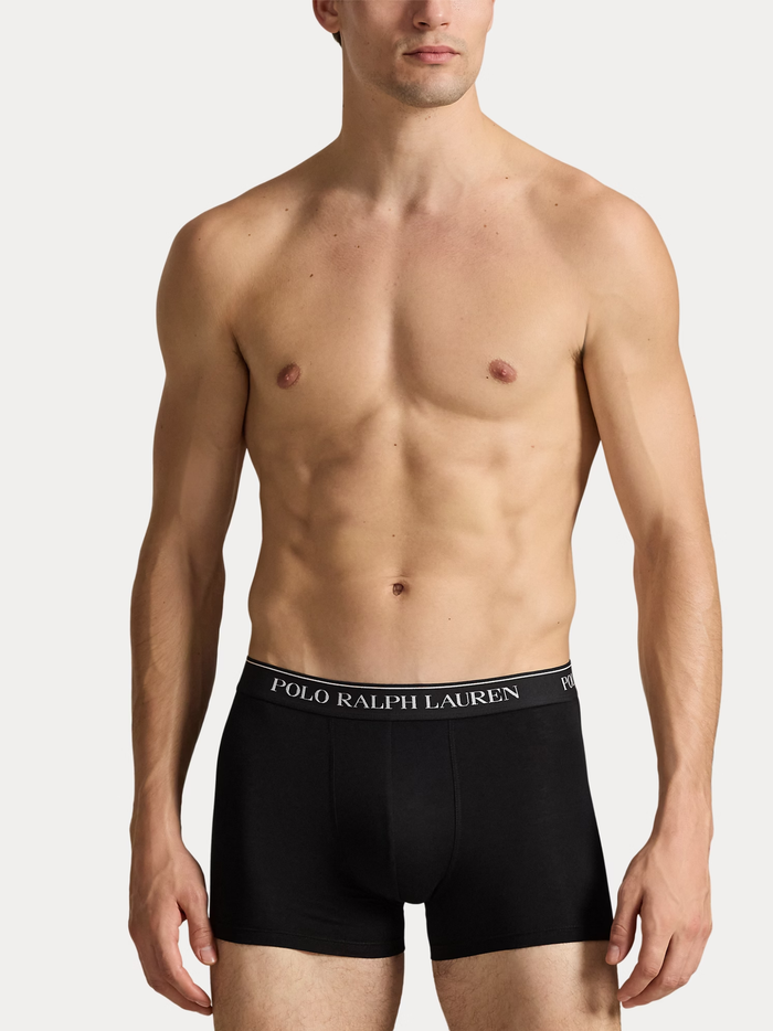 RALPH LAUREN Classic Stretch Cotton Trunk 5-Pack Black - MAISONDEFASHION.COM