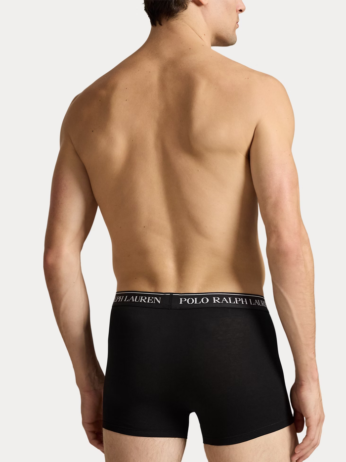 RALPH LAUREN Classic Stretch Cotton Trunk 5-Pack Black - MAISONDEFASHION.COM