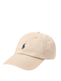 RALPH LAUREN Cotton Chino Baseball Cap Nubuck/Relay Blue - MAISONDEFASHION.COM