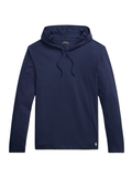 RALPH LAUREN Cotton Jersey Sleep Hoodie Cruise Navy - MAISONDEFASHION.COM