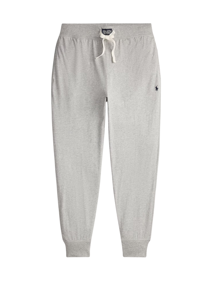 RALPH LAUREN Cotton Jersey Sleep Joggers Andover Heather - MAISONDEFASHION.COM